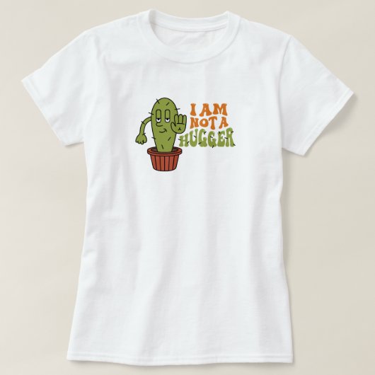 Lustiger sarkastischer Kaktus T-Shirt (Design vorne)