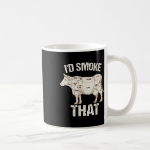 Lustiger sarkastischer Koch Metzger Koch Bbq Ich w Kaffeetasse