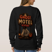 Lustiger Sarkastischer Lebendig Leider Halloween Sweatshirt (Rückseite)