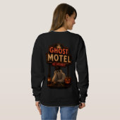 Lustiger Sarkastischer Lebendig Leider Halloween Sweatshirt (Schwarz voll)