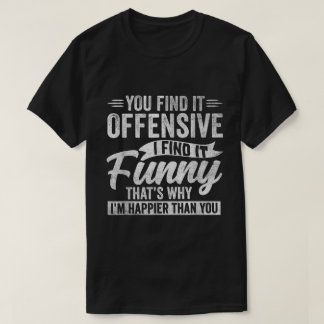 Lustiger sarkastischer Spruch für glückliche, chil T-Shirt
