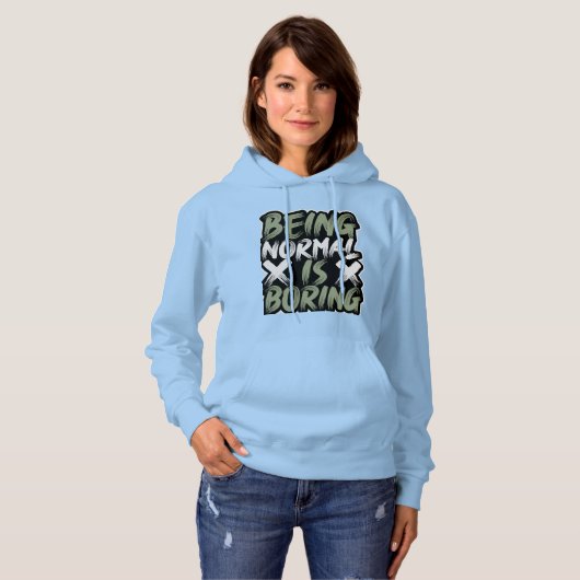 Lustiger sarkastischer Spruch Hoodie (Vorne ganz)