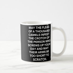 Lustiger sarkastischer Spruch mögen die Flöhe von  Kaffeetasse