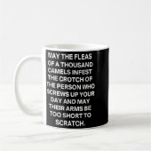 Lustiger sarkastischer Spruch Mögen die Flöhe von  Kaffeetasse (Links)
