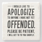 lustiger sarkastischer Untersetzer (Vorderseite)