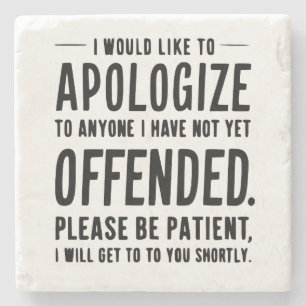 lustiger sarkastischer Untersetzer