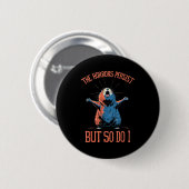 Lustiger sarkastischer Waldmurmeltier - Die Schrec Button (Vorne & Hinten)