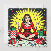 Lustiger sarkastischer Weihnachtshumor Karte (Vorderseite)