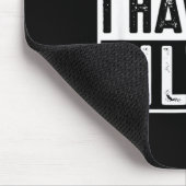 Lustiger sarkastischer Zitat mit Filter Beleidigen Mousepad (Ecke)
