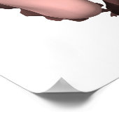 lustiger Sasquatschfuß Poster (Ecke)