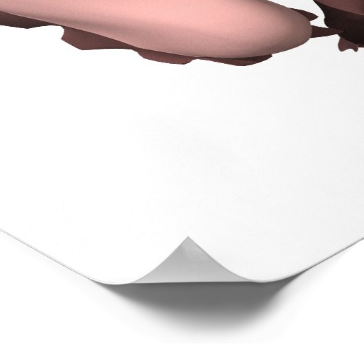 lustiger Sasquatschfuß Poster (Ecke)