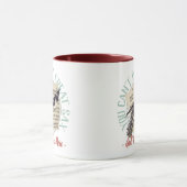 Lustiger Saxophon-Spieler Tasse (Zentrum)