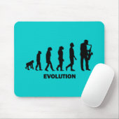 lustiger Saxophonspieler Mousepad (Mit Mouse)