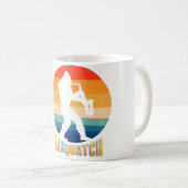 Lustiger Saxquatch Ein Saxophon Und Ein Sasquatch Kaffeetasse (VorderseiteRechts)