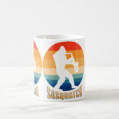 Lustiger Saxquatch Ein Saxophon Und Ein Sasquatch Kaffeetasse (Mittel)