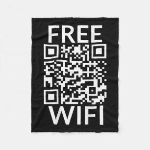 Lustiger Scan Kostenloses Wlan Trump Tanz Streich  Fleecedecke