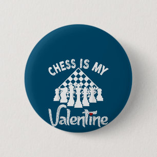 Lustiger Schach Ist Mein Valentinstag Coach Spiele Button