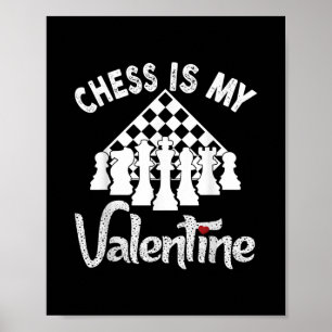 Lustiger Schach Ist Mein Valentinstrainer Spieler Poster