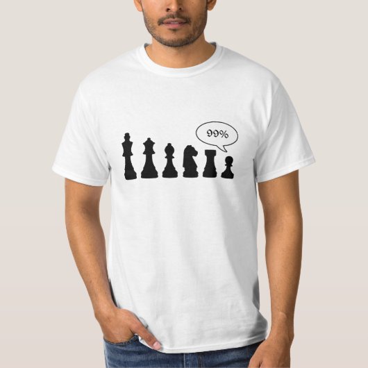 Lustiger Schach-T - Shirt (Vorderseite)
