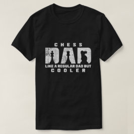 Lustiger Schach-Vater wie ein normaler Vater, aber T-Shirt