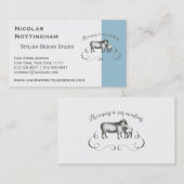 Lustiger Schaf-Bauernhof-französischer Visitenkarte (Vorne/Hinten)