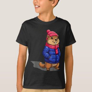 Lustiger Schatten des Murmeltiertags zum Geburtsta T-Shirt