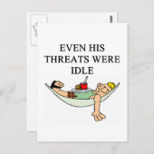 lustiger Scheidungswitz Postkarte (Vorne/Hinten)