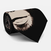 Lustiger Schimpanse in der Krawatte (Gerollt)