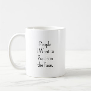 Lustiger Schlag ins Gesicht Arbeitskollege Besprec Kaffeetasse