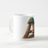 lustiger Schlammkaffee Kaffeetasse (Vorderseite Links)