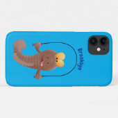 Lustiger Schlammspringer-Fisch-Cartoon Case-Mate iPhone Hülle (Rückseite (Horizontal))