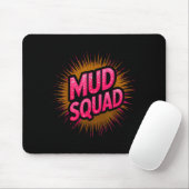 Lustiger Schlammtrupp Hindernislauf schlammige Sch Mousepad (Mit Mouse)