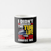 Lustiger Schlepperbesatzung Kapitän Hafenboot Kaffeetasse (Mittel)