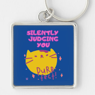 lustiger Schlüsselanhänger "PURR FECT"