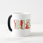 lustiger schmutziger erwachsener verwandlungstasse (Vorderseite Links)