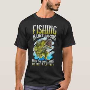 Lustiger Schmutziger Wels-Angler Ekliger Fischer T-Shirt