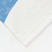 Lustiger Schneemann - alle wir sind gerade ein Fleecedecke (Ecke)