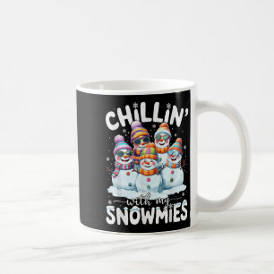 Lustiger Schneemann chillin mit meinen Snowmies We Kaffeetasse