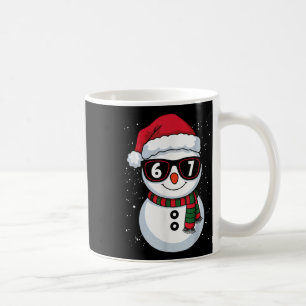 Lustiger Schneemann Sechs Sieben Weihnachten 67 Me Kaffeetasse