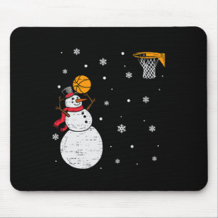 Lustiger Schneemann Sketll Weihnachten Xmas Sport Mousepad