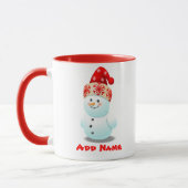 Lustiger Schneemann Tasse (Links)