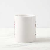 Lustiger Schneemann Weihnachtsferien Kaffeetasse (Mittel)
