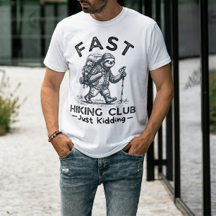Lustiger Schneller Wanderclub - Nur ein Scherz Fau T-Shirt