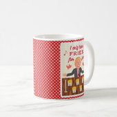 Lustiger Schnellimbiß Donald Trump brät Kaffeetasse (VorderseiteRechts)