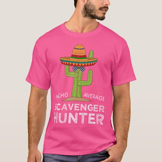 Lustiger Schnitzeljagd-Jäger T-Shirt (Vorderseite)