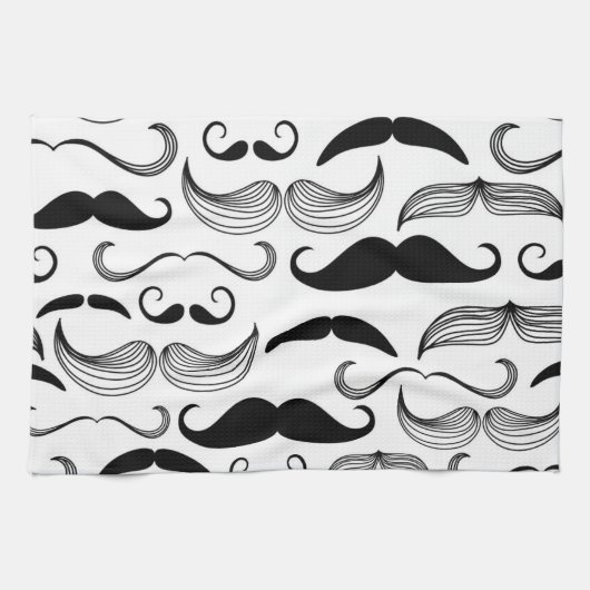 Lustiger Schnurrbart Handtuch (Horizontal)