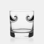 Lustiger Schnurrbart Whiskyglas (Links)