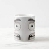 Lustiger Schockiert Gesicht Becher | Überraschter Kaffeetasse (Mittel)
