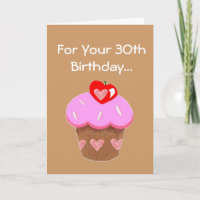 Lustiger Schokoladen-Kuchen-30. Geburtstag
