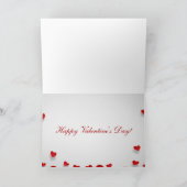 Lustiger Schokoladen-Liebhaber-Valentinstag Feiertagskarte (Innenseite)